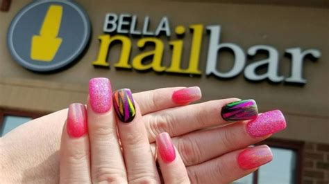 Bella's nail bar - 47 reviews and 51 photos of Bella Nails & Spa "This place is amazing the tech are very friendly. Highly recommended !! The salon are very clean. Big plus for me." Yelp. Yelp for Business. ... Salem Nail Bar. 158 $$ Moderate Nail Salons, Waxing. Allure Nails & Spa. 42 $$ Moderate Nail Salons, Massage, Skin Care. Sen Nails. 126 $$ Moderate Nail ...